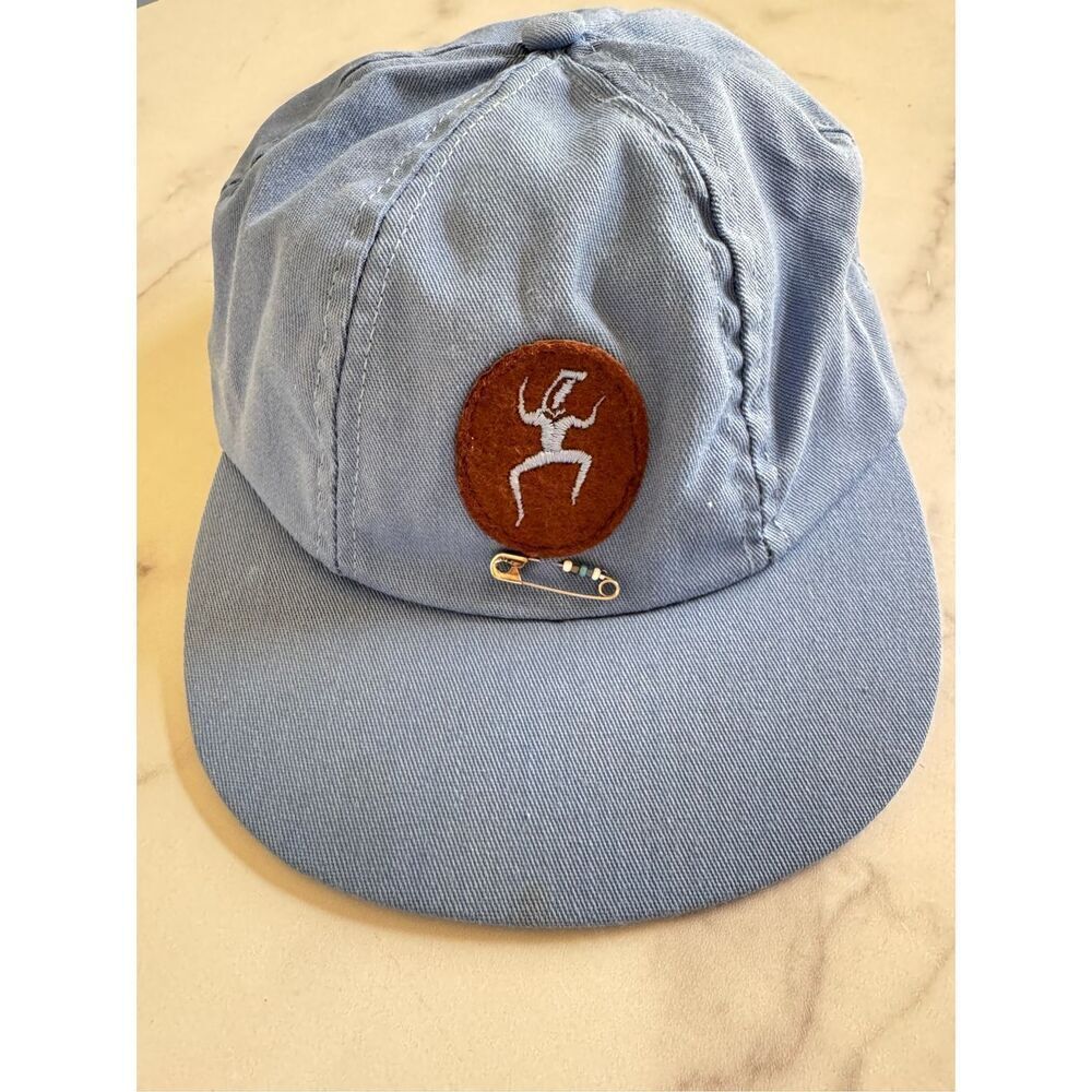 Girl Scouts brownie blue hat SnapBack beads USA culture